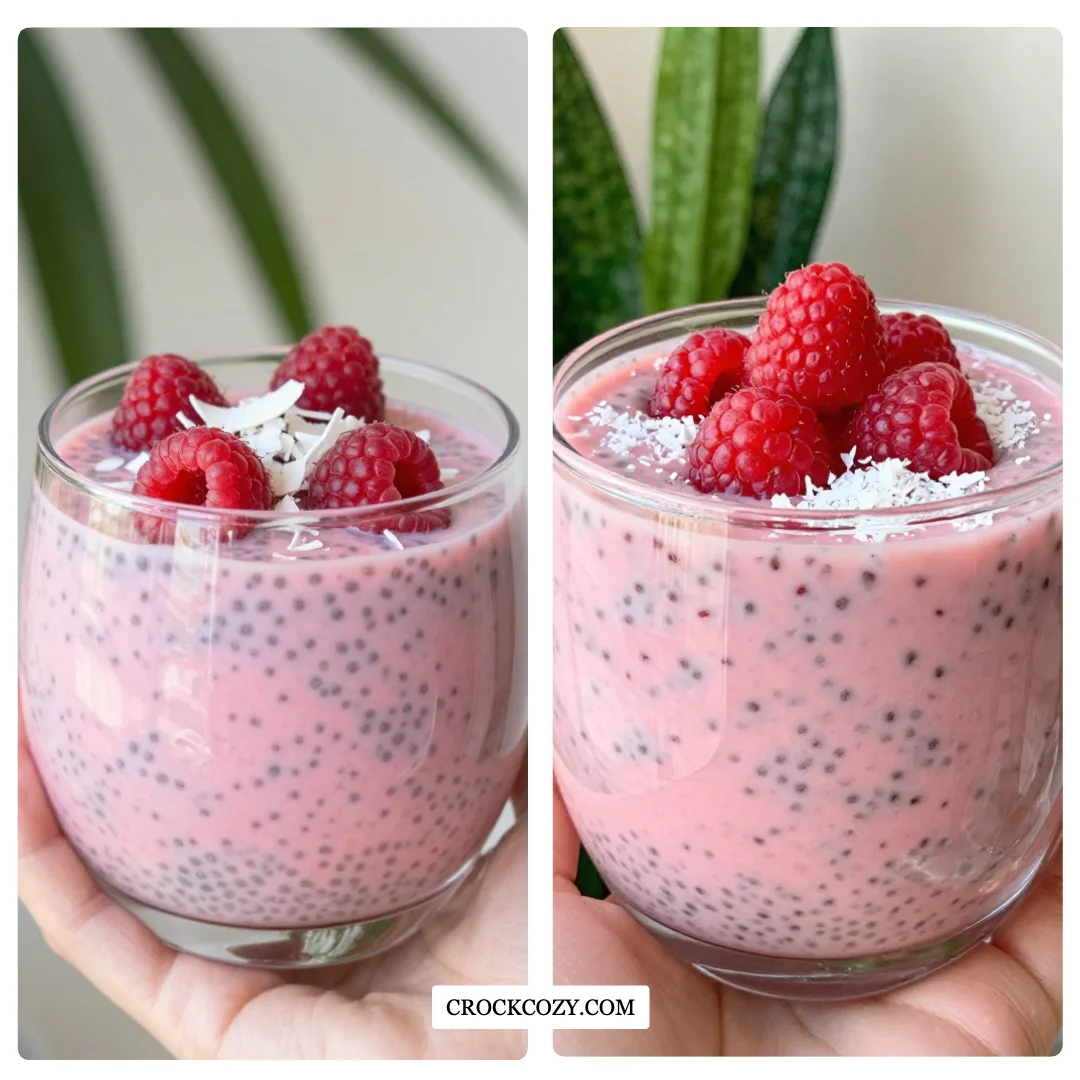 Raspberry Chia Pudding Slow Cooker