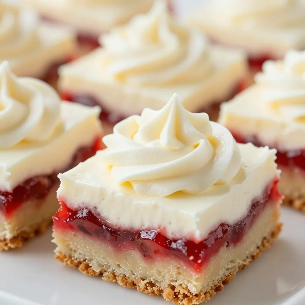 Rhubarb Bars with Cream Cheese