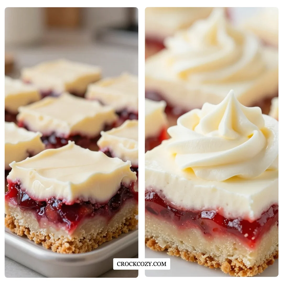 Rhubarb Bars with Cream Cheese