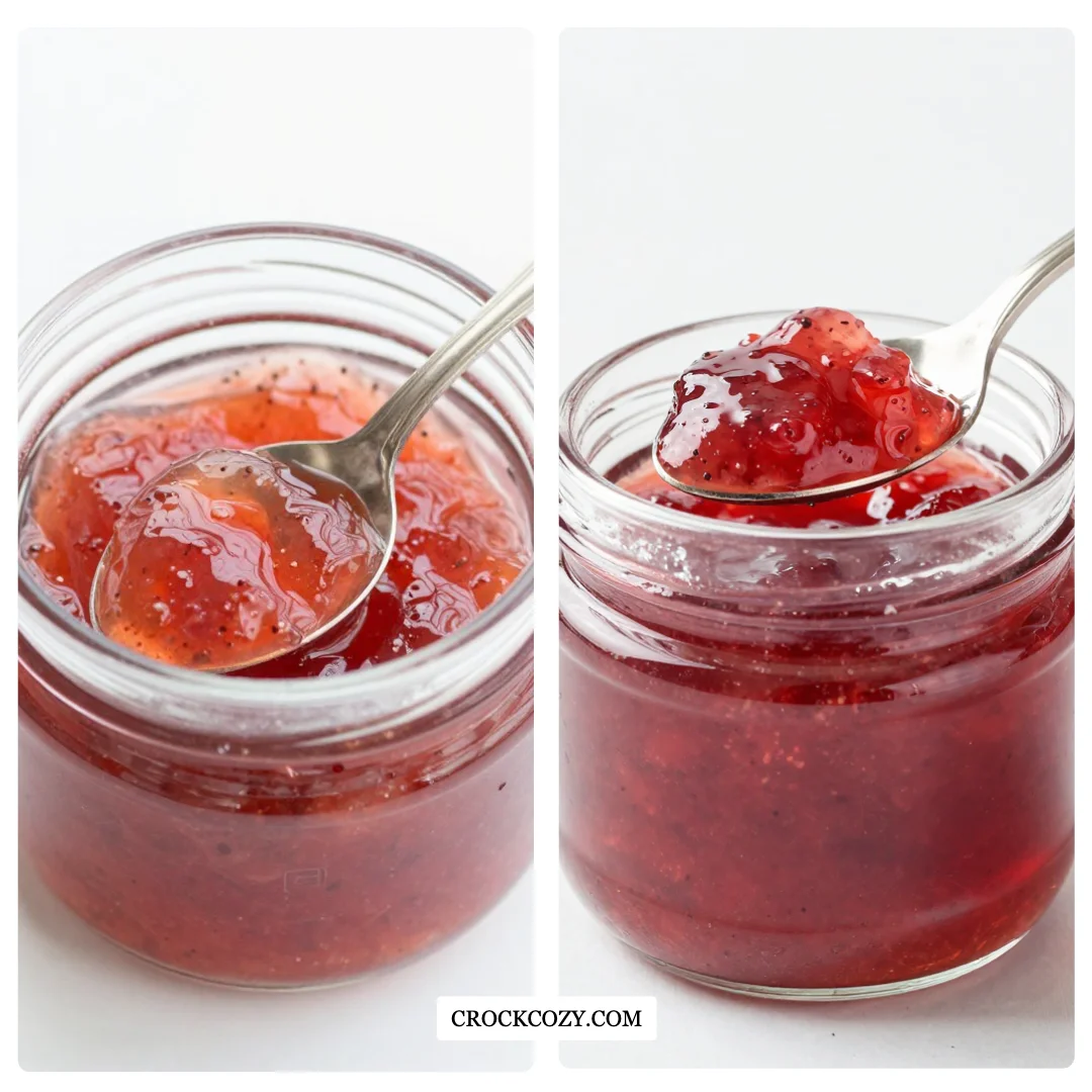 Rhubarb Vanilla Bean Jelly Slow-Cooker