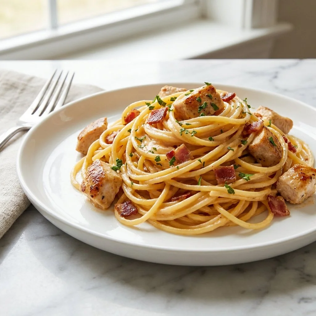 Slow Cooker Chicken Spaghetti