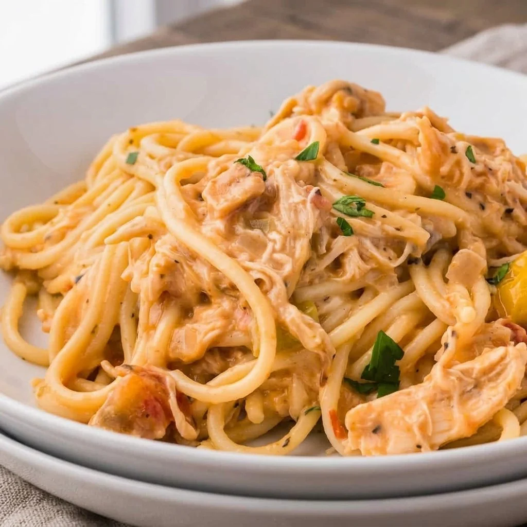 Slow Cooker Chicken Spaghetti