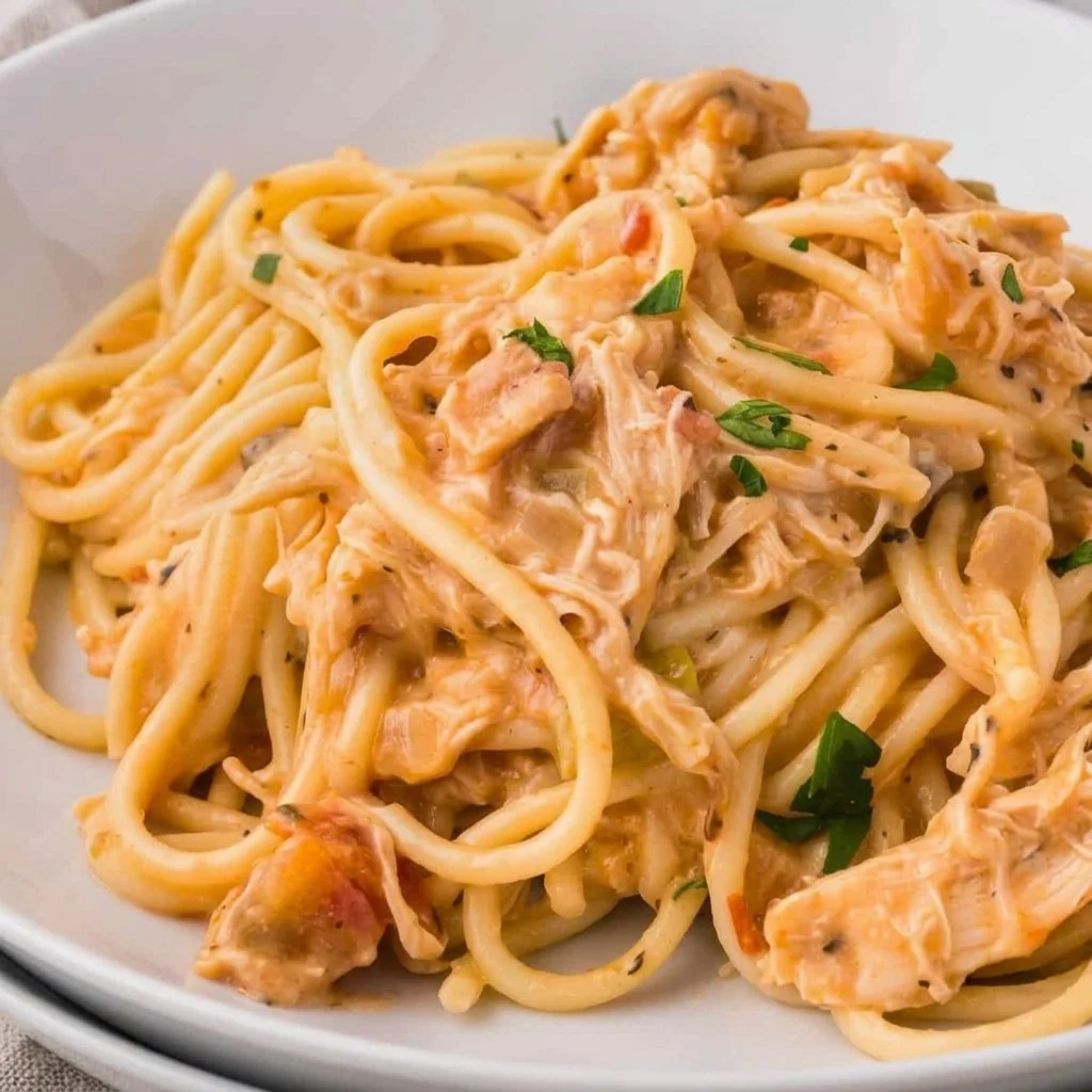 Slow Cooker Chicken Spaghetti