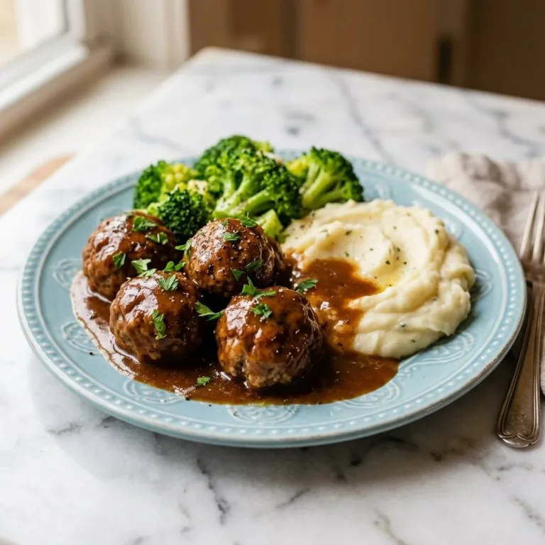 Cozy Crockpot Recipes 1 Savory slow cooker French onion meatballs served in a delicious broth with cheese