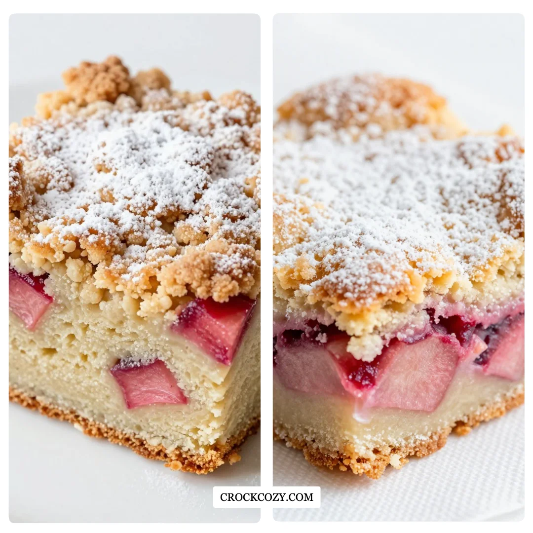 Tasty Rhubarb Cake Slow Cooker