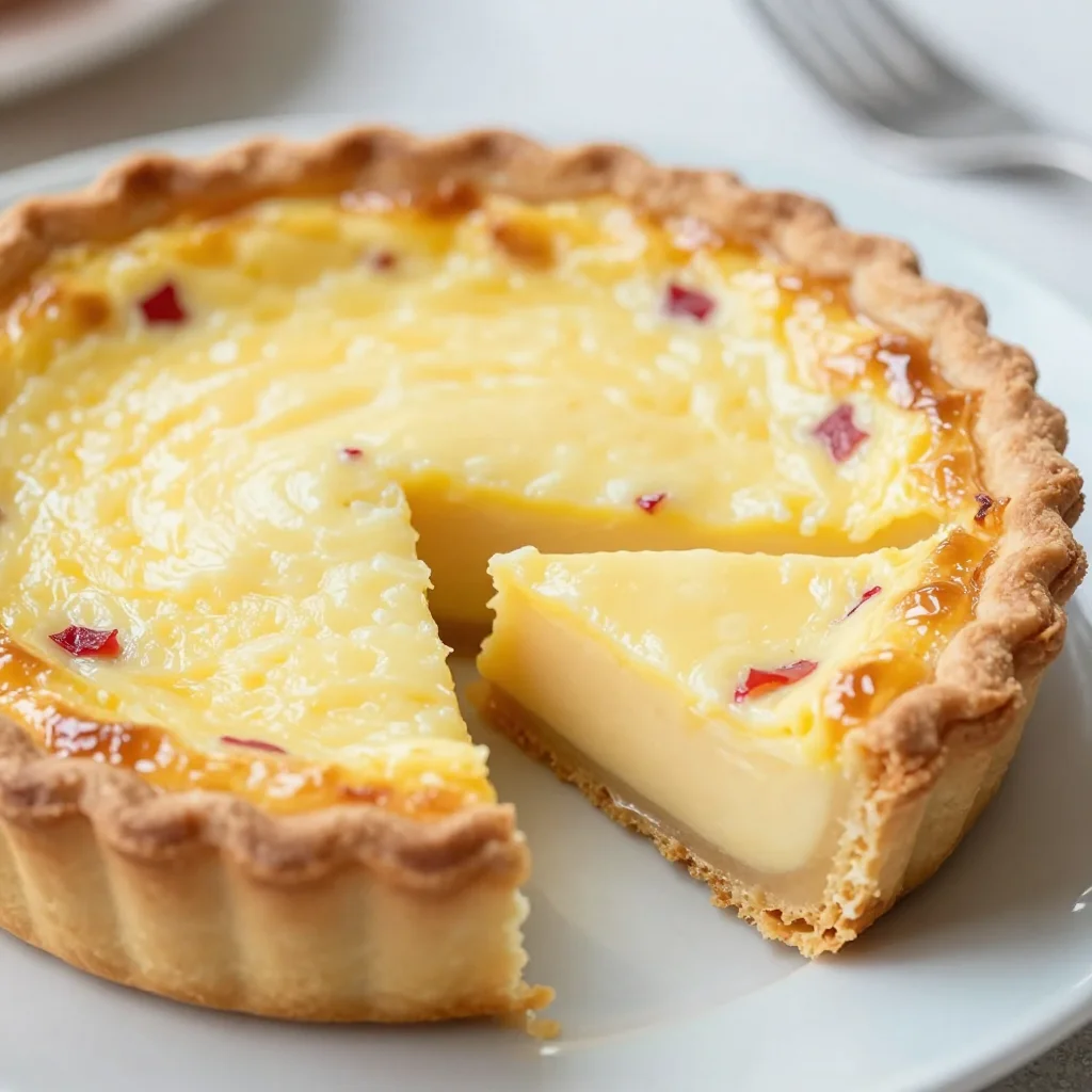 Zesty Rhubarb Lemon Pie