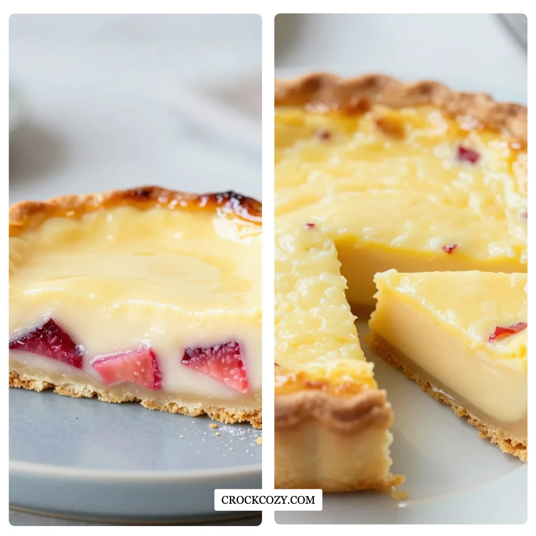 Zesty Rhubarb Lemon Pie Simple