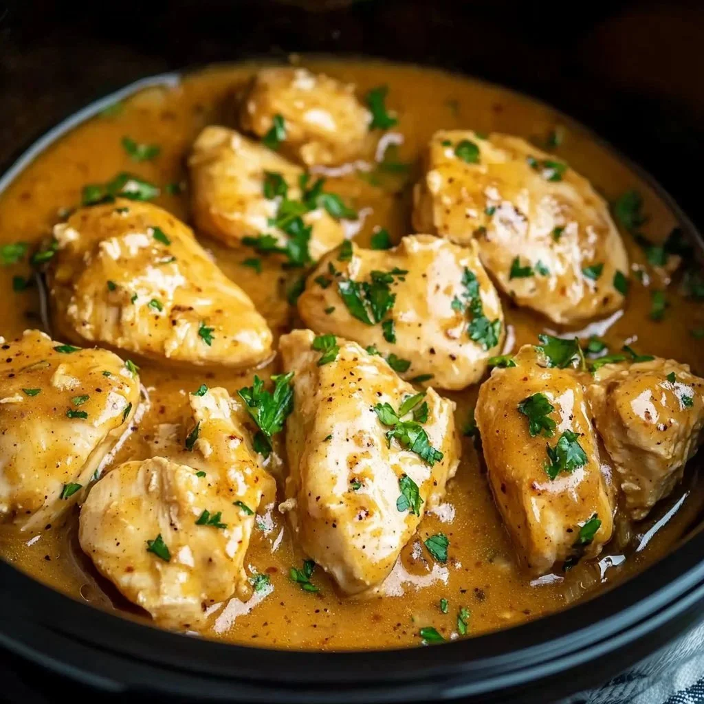 Best 25 Slow Cooker Chicken Recipes for Effortless Meals 17 Crockpot Honey Mustard Chicken Turns Cozy
