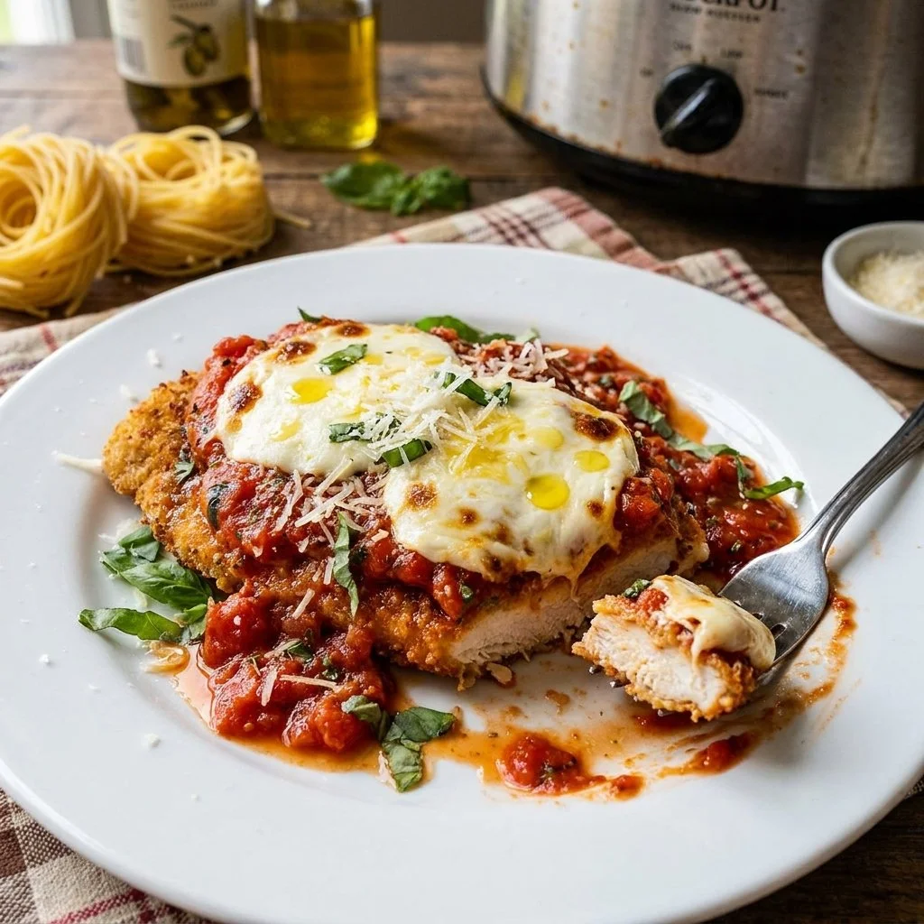 Best 27 Crockpot Chicken Recipes for Effortless Weeknight Dinners 6 Crockpot Chicken Parmesan
