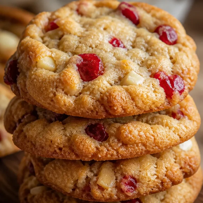 Brown Sugar Rhubarb Cookies