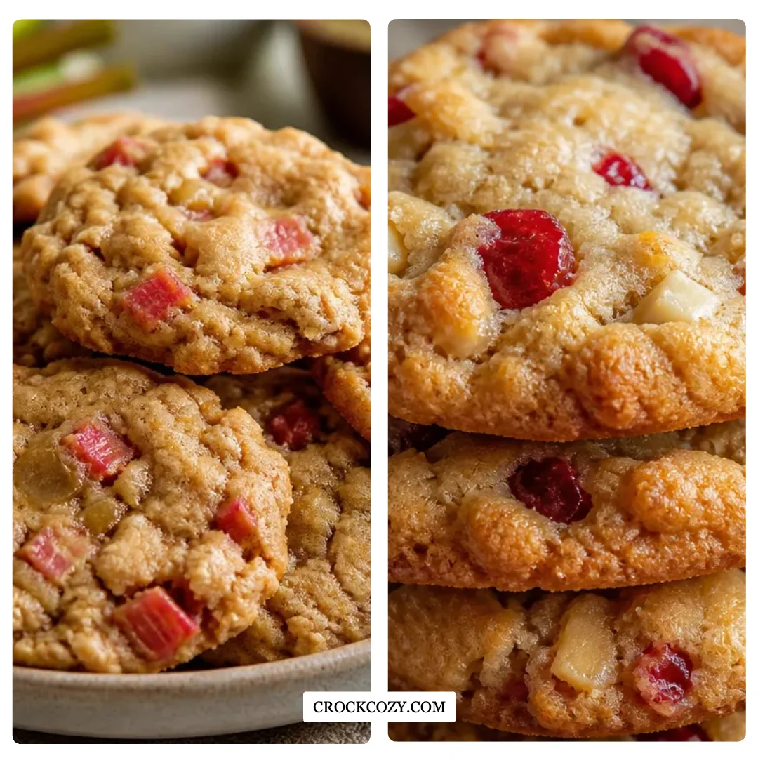Brown Sugar Rhubarb Cookies Delizioso