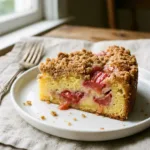 creamy rhubarb custard cake dolce 2026 06 07 053802 1