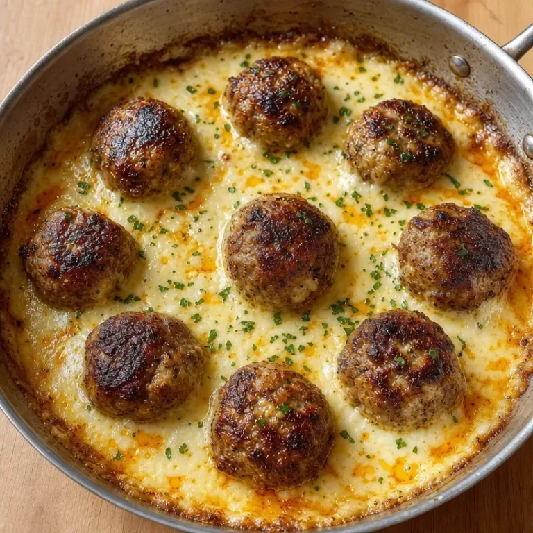 Cozy Crockpot Recipes 3 Crockpot French onion meatballs served in a rich onion broth