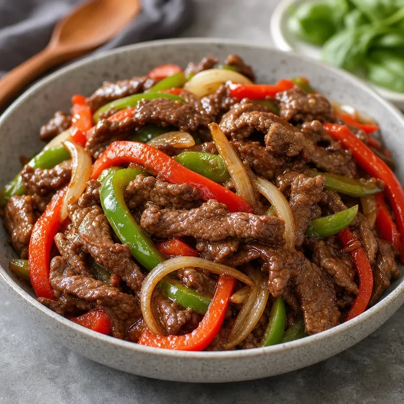 Crockpot Pepper Steak dish showcasing Italian flavors and vibrant ingredients