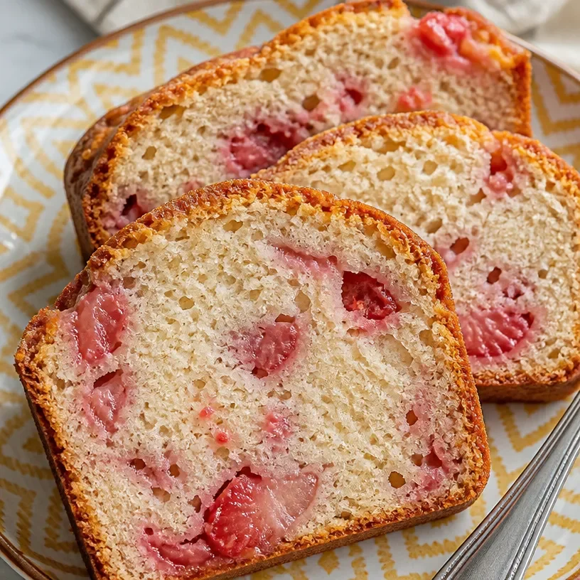 Delicious Lemon Rhubarb Bread