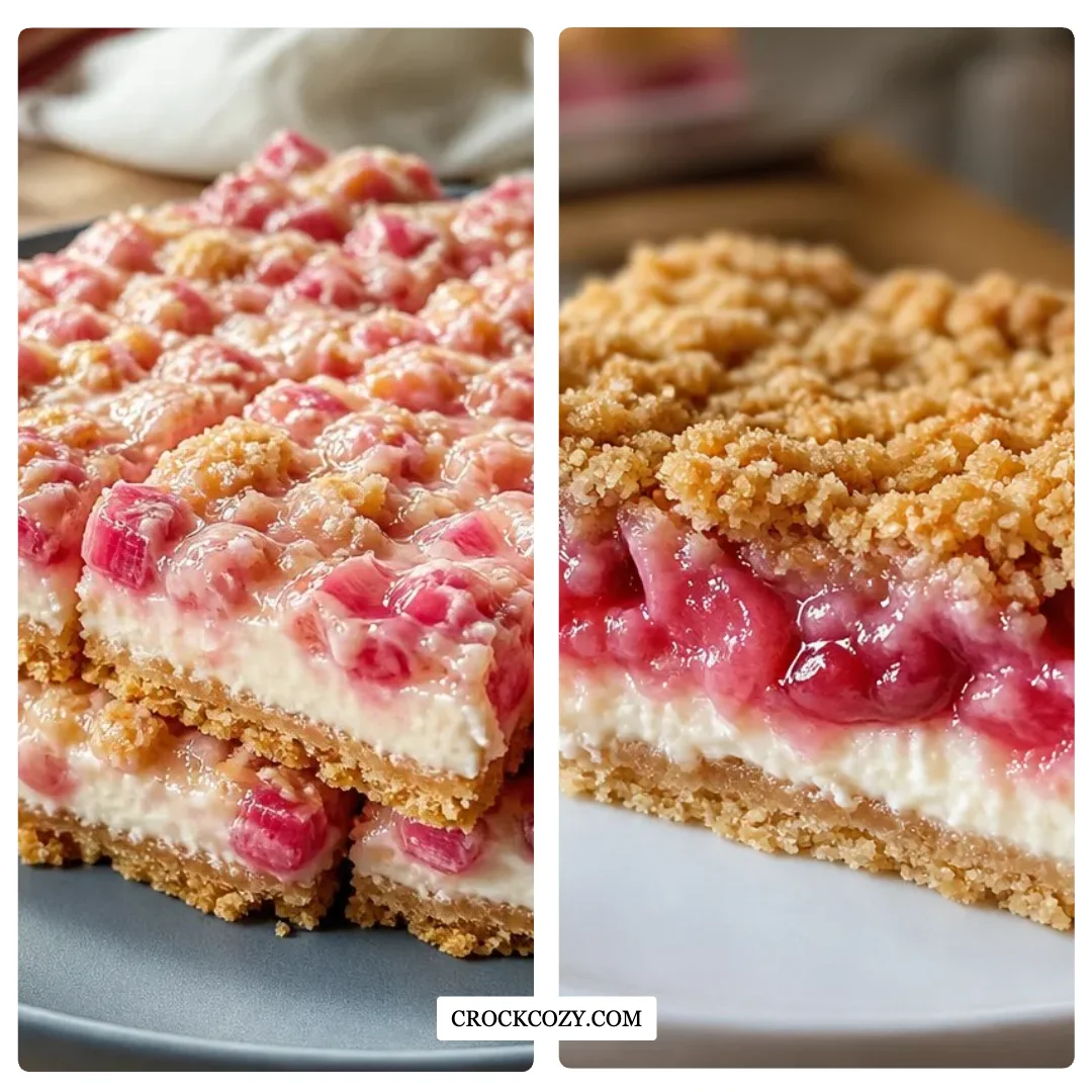 Delicious Tasty No Bake Rhubarb Bars for Summer Bliss