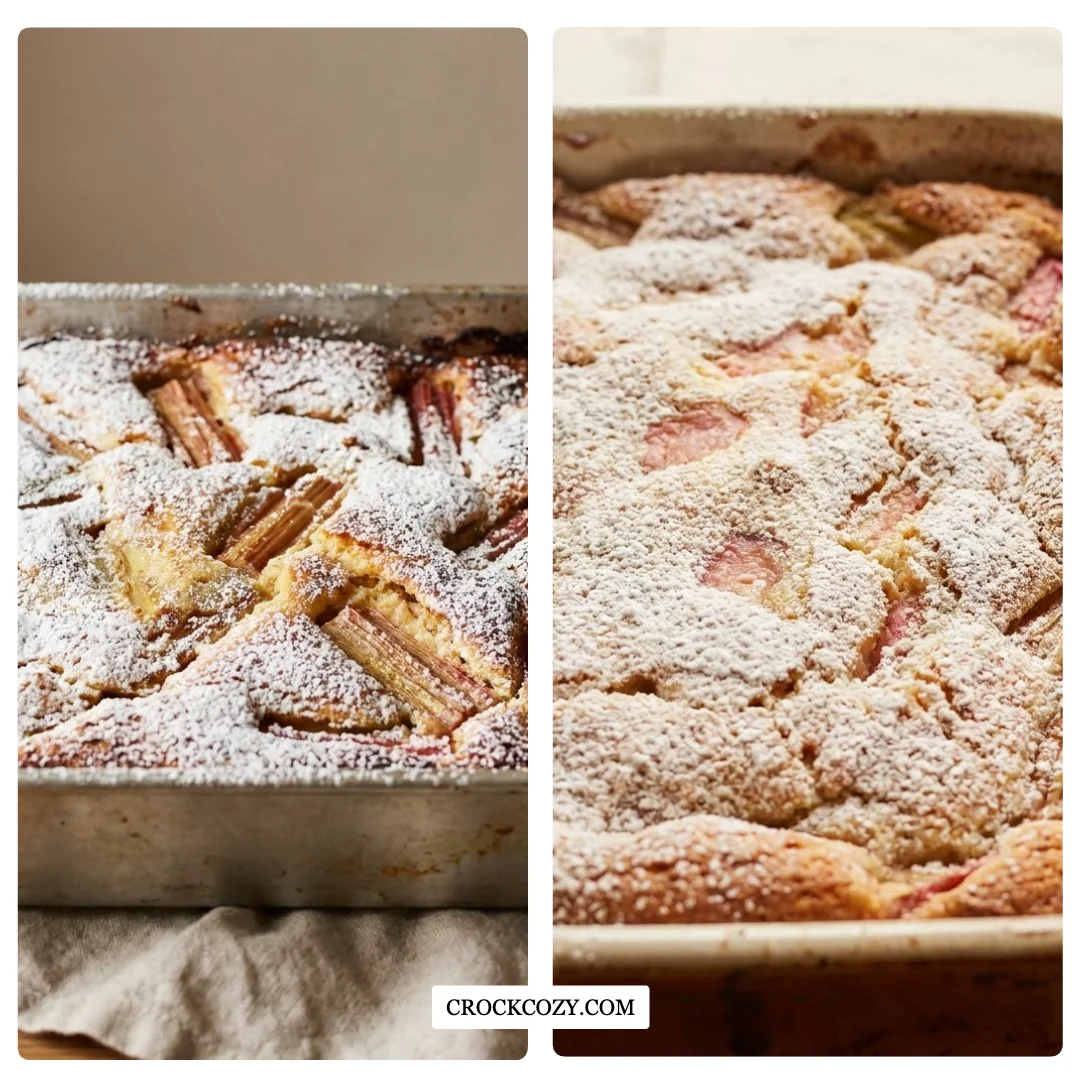 Easy Rhubarb Cake Italian Summer