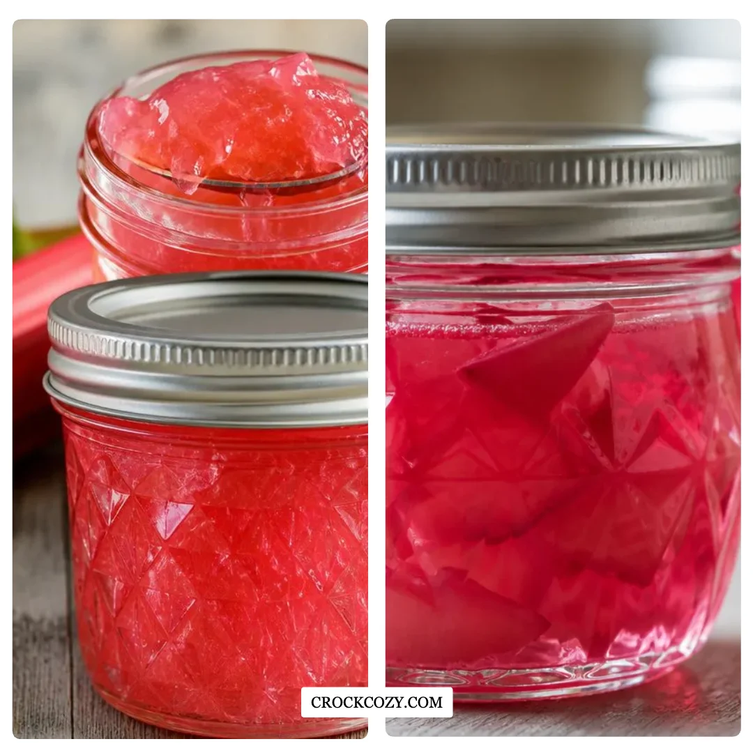 Homemade Rhubarb Jelly Dolce Vita