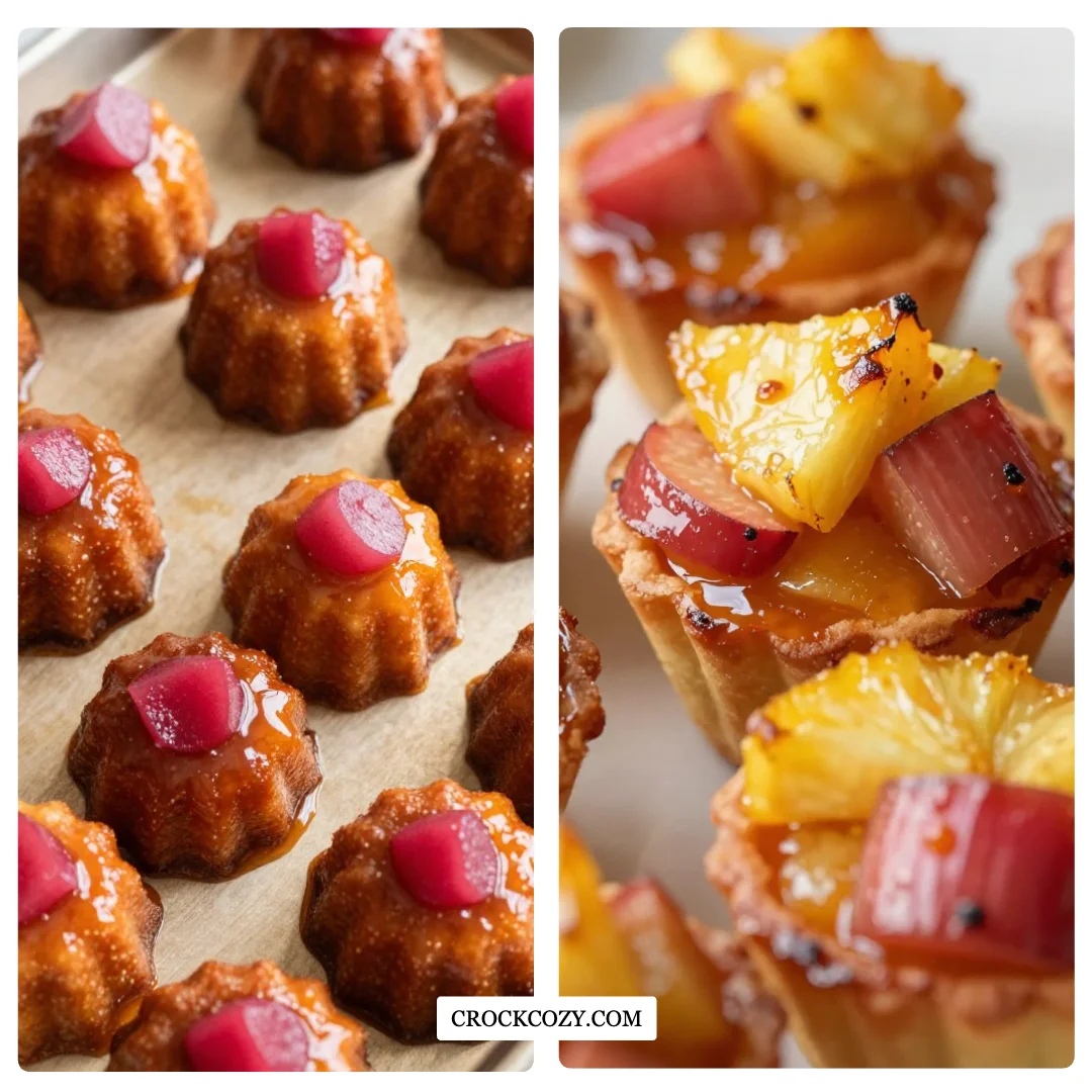 Irresistible Upside Down Rhubarb Muffins