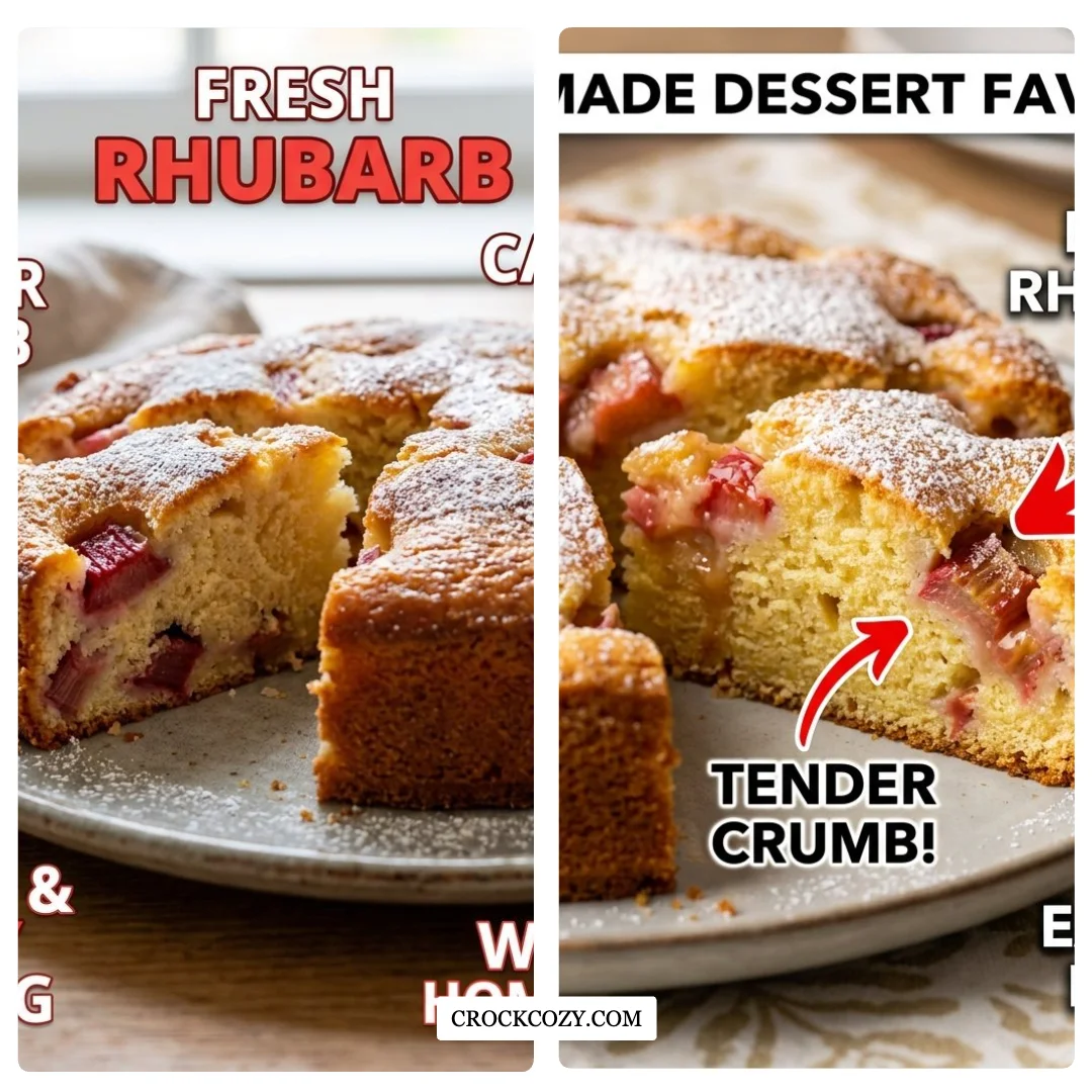 Norwegian Rhubarb Cake – Tender Crust Recipe
