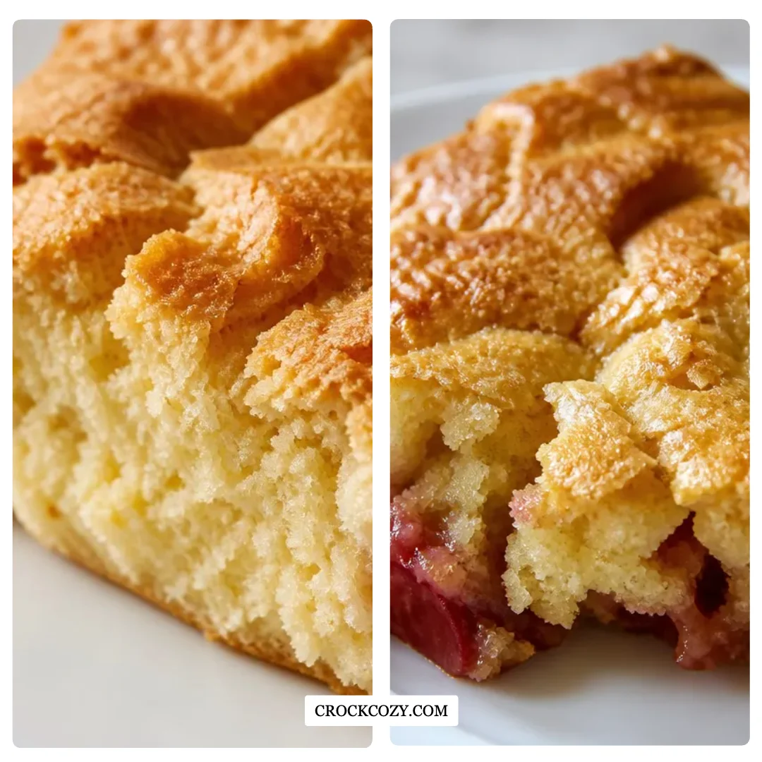 Old Fashioned Rhubarb Pudding Cake