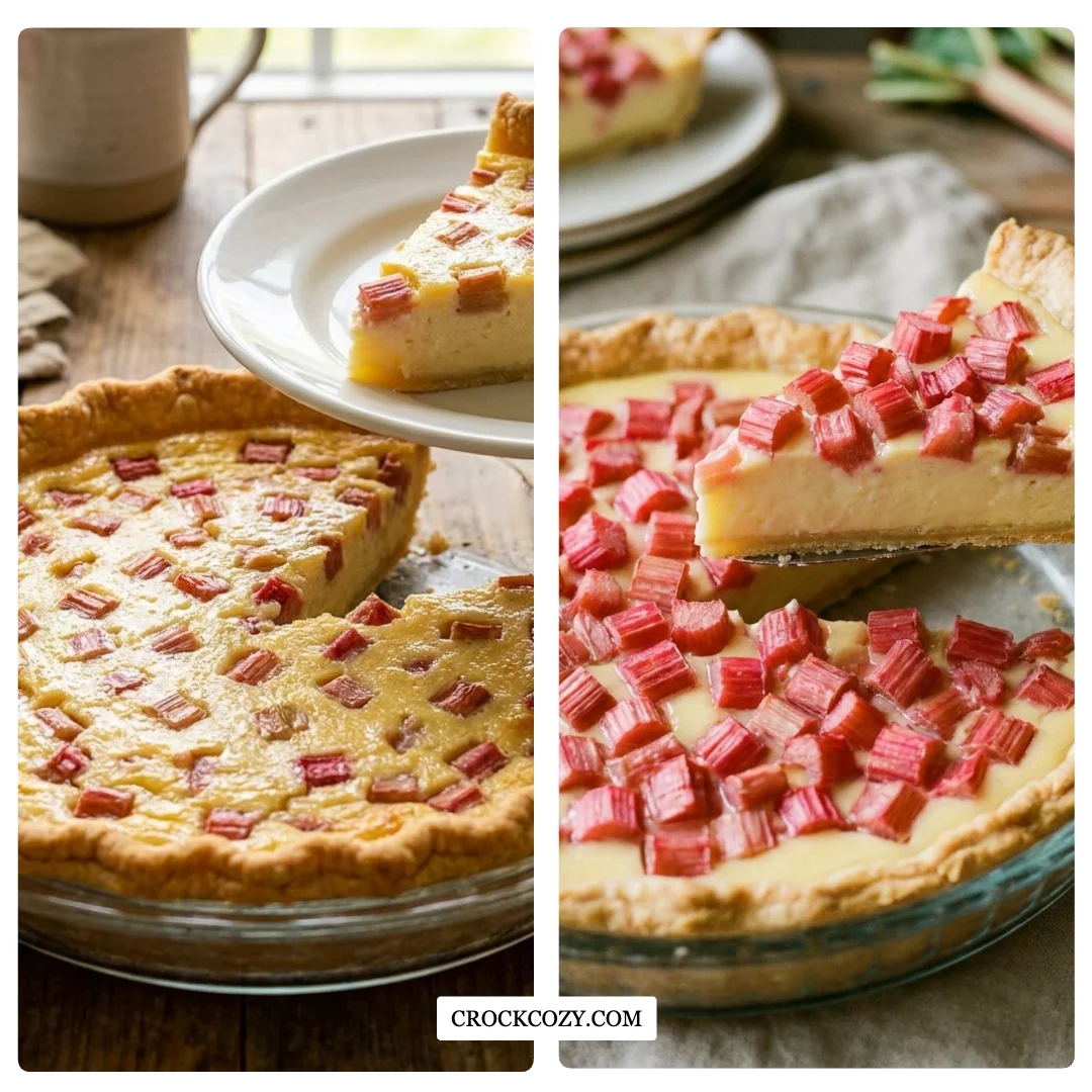 Rhubarb Custard Pie Dolce Vita