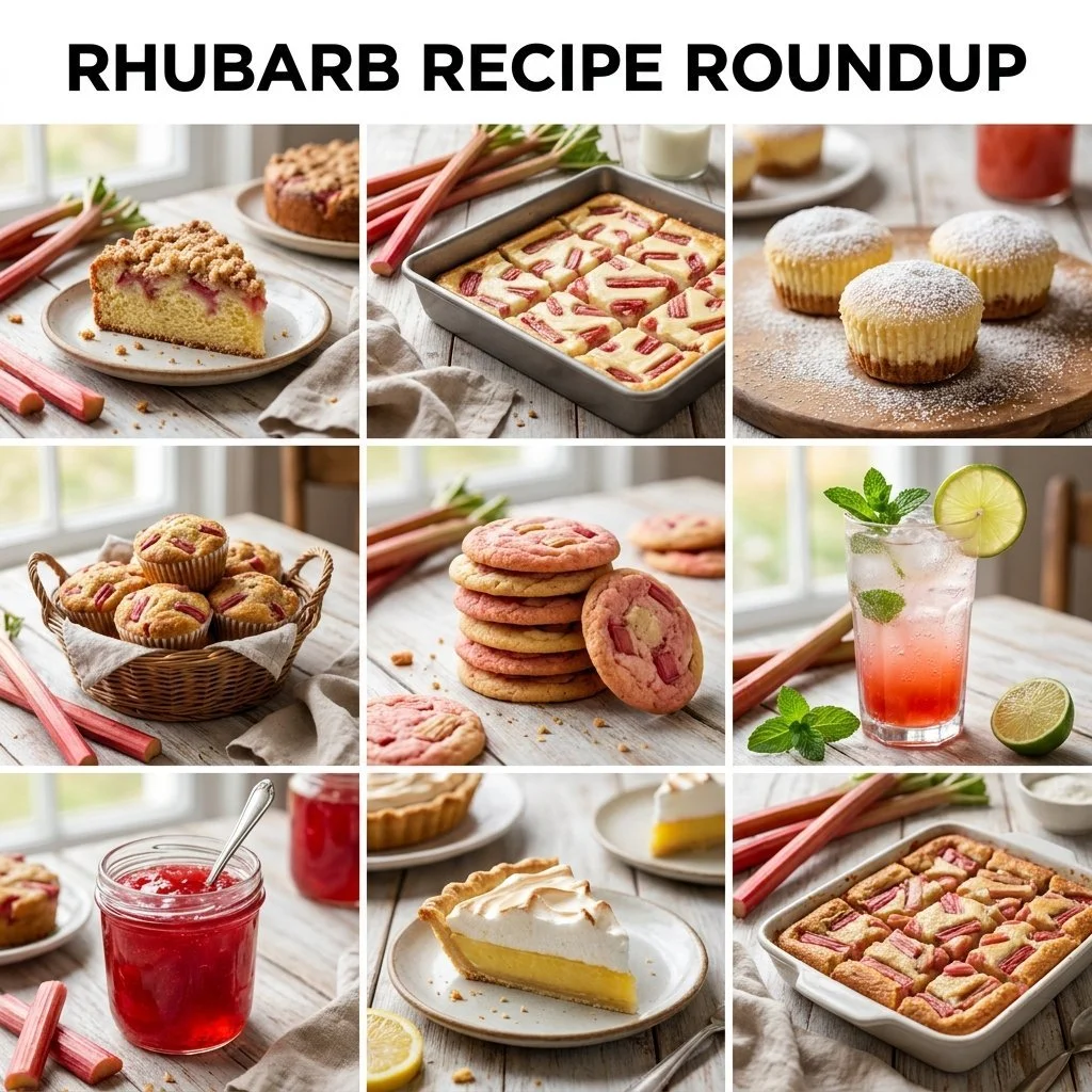 Rhubarb Desserts Collection Dolce Vita 2 Rhubarb Desserts Collection