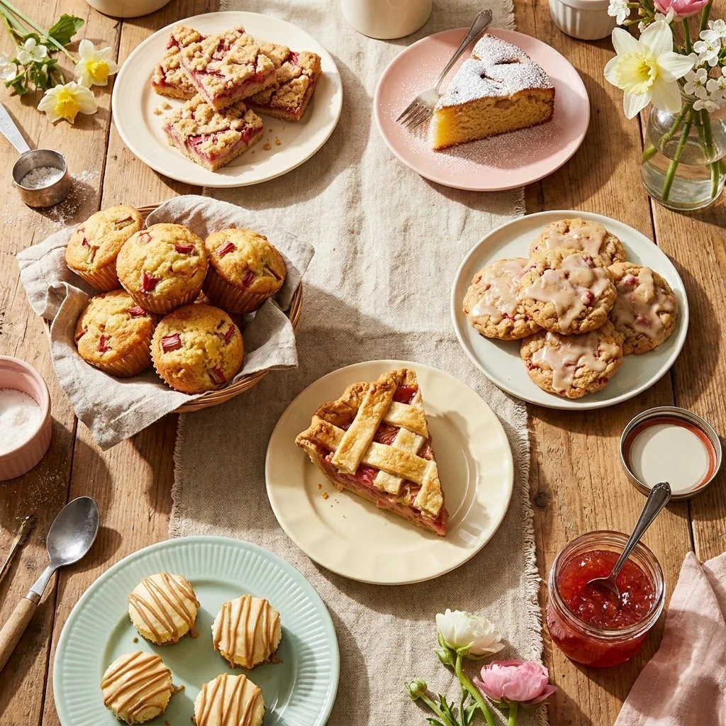 Rhubarb Desserts Collection
