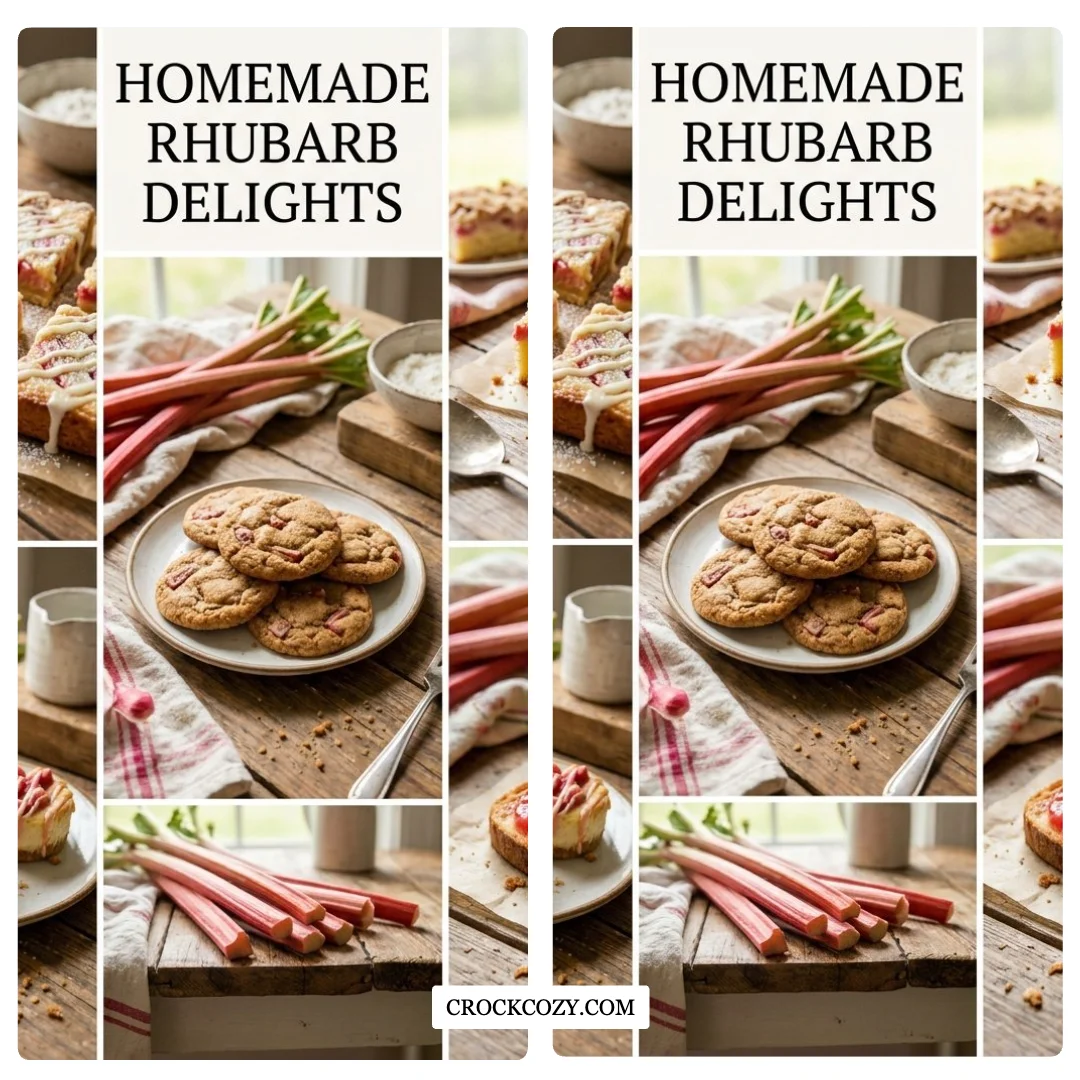 Rhubarb Desserts With Amalfi Charm