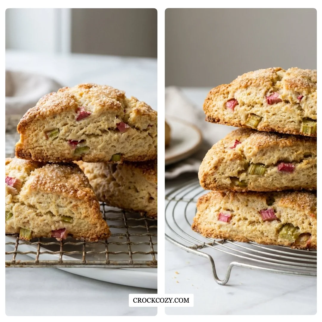 Rhubarb Scones