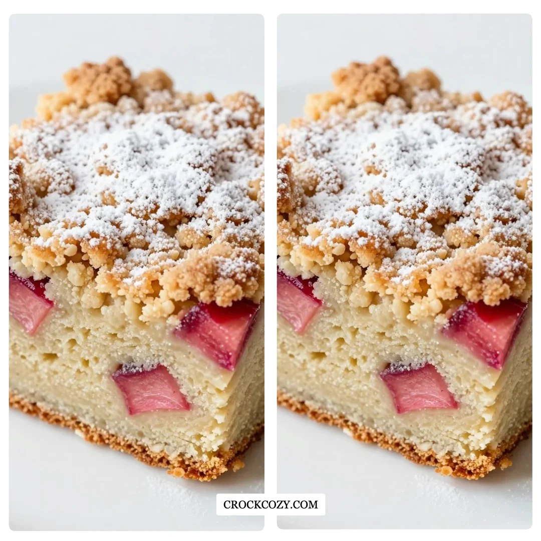 Tasty Rhubarb Cake With Amore