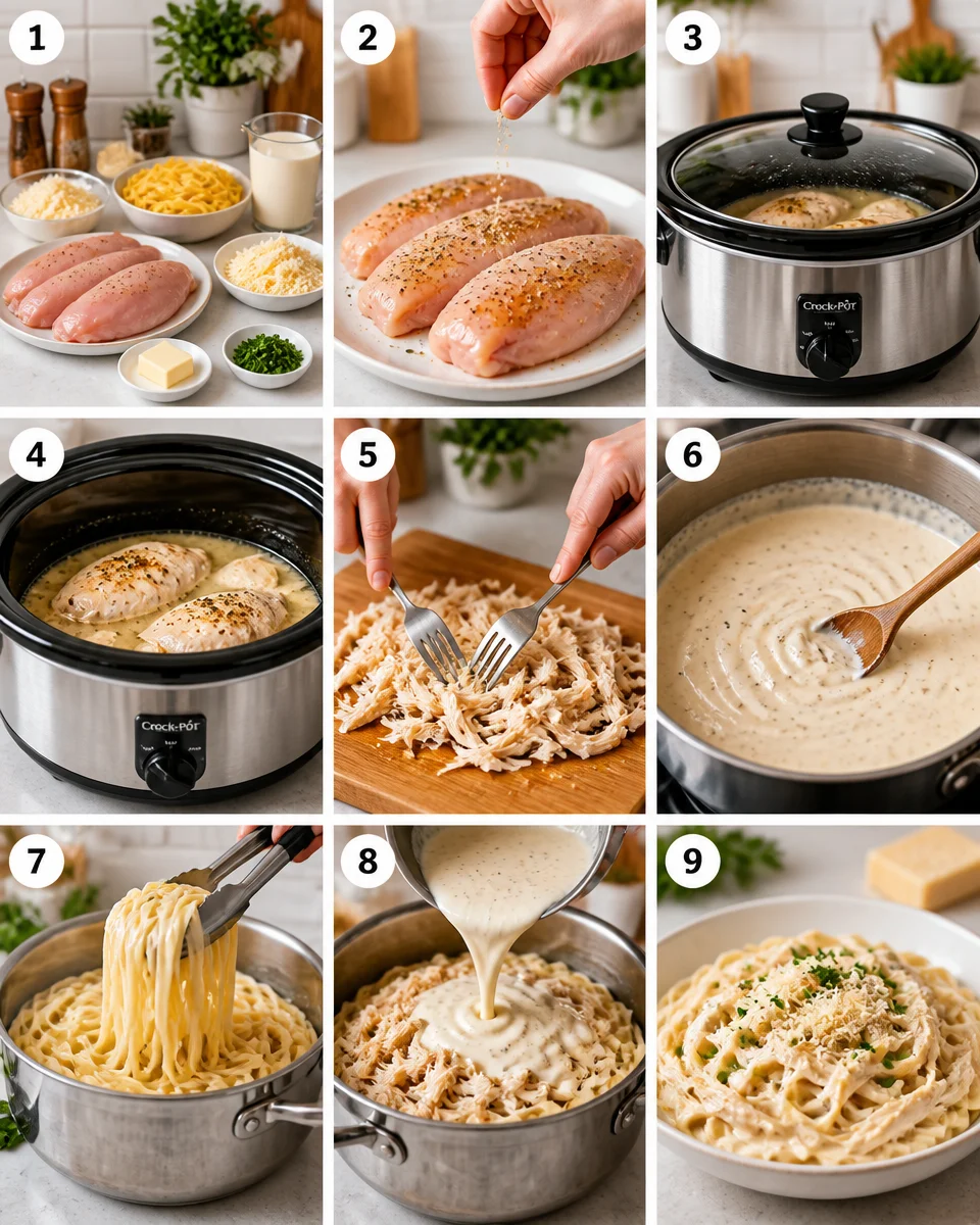 Creamy Crockpot Chicken Alfredo for Effortless Dinner Nights 26 crockpot chicken alfredo