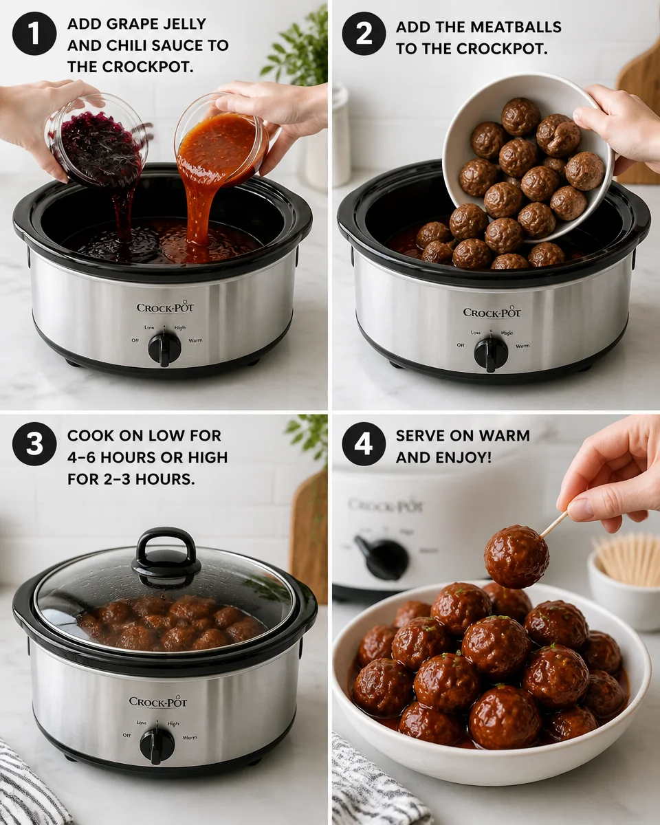 Crockpot Meatballs Grape Jelly: Sweet, Savory Perfection! 19 Crockpot Meatballs Grape Jelly: Sweet, Savory Perfection!
