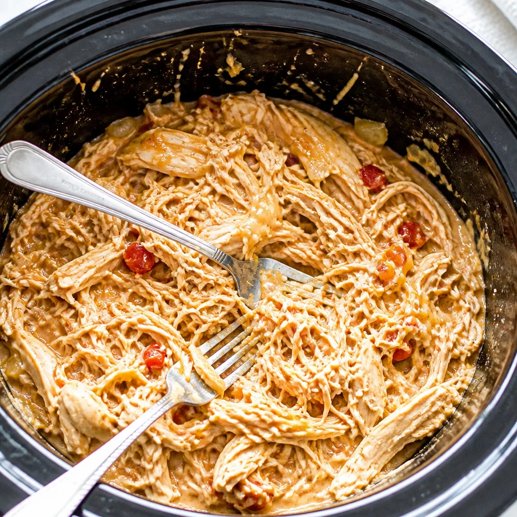 Crockpot Shredded Chicken Tacos: Simple, Flavorful Delight! 19 Crockpot shredded chicken tacos served in a bowl with toppings.