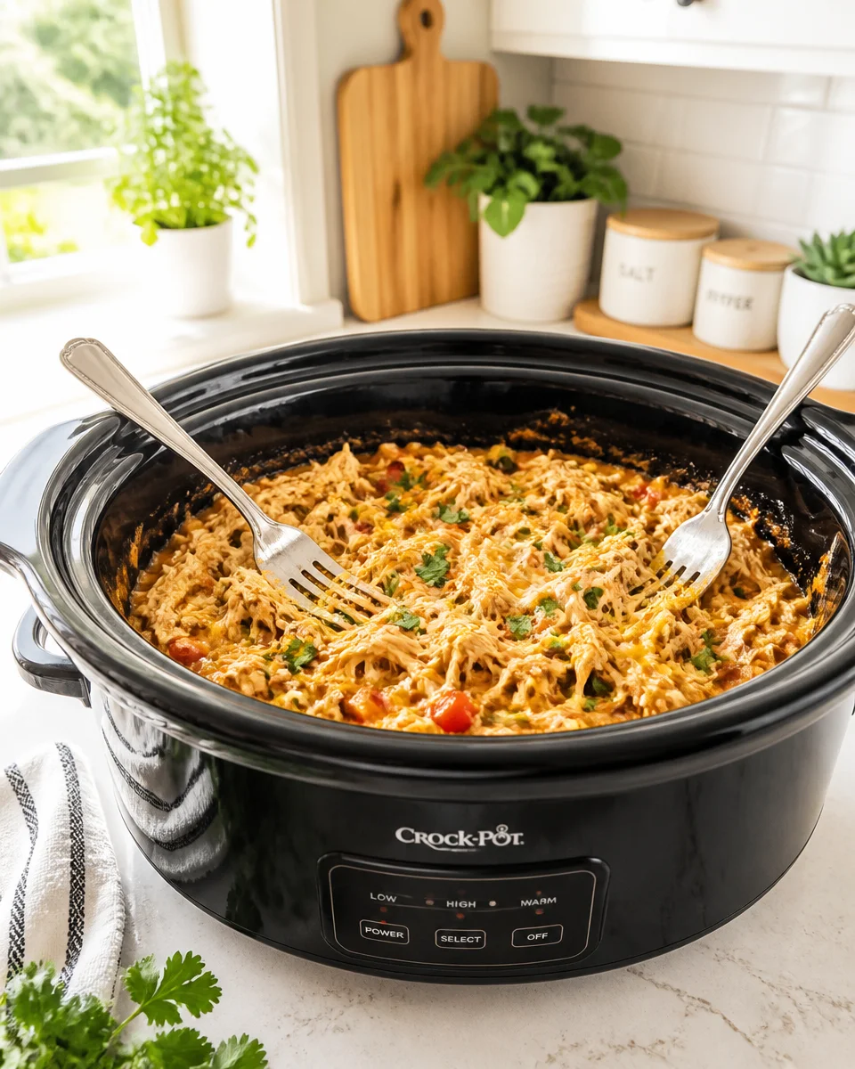 Crockpot Shredded Chicken Tacos: Simple, Flavorful Delight! 20 crockpot shredded chicken tacos