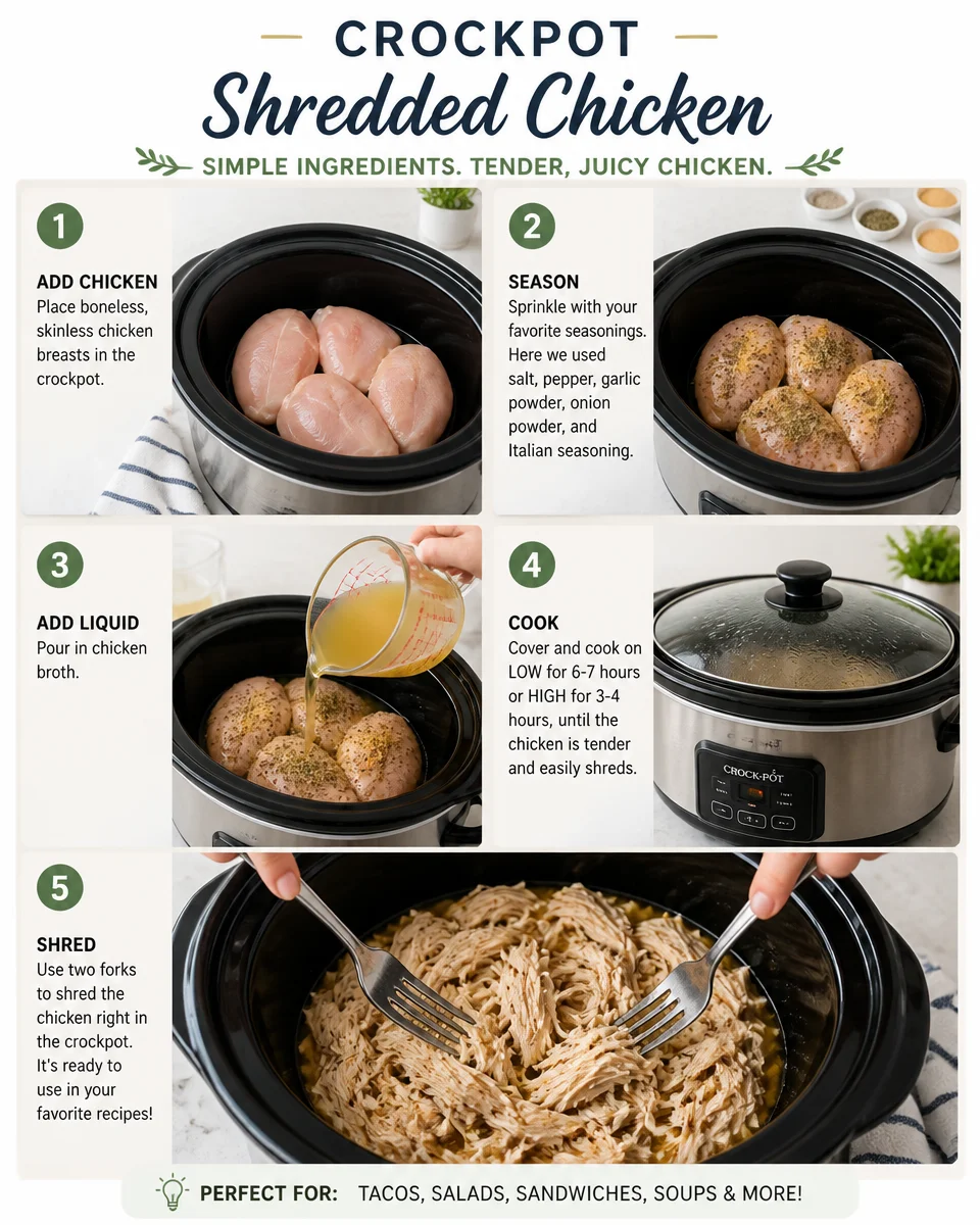 Delicious Crockpot Meal Prep Chicken for Easy Weeknight Dinners 22 Delicious Crockpot Meal Prep Chicken for Easy Weeknight Dinners