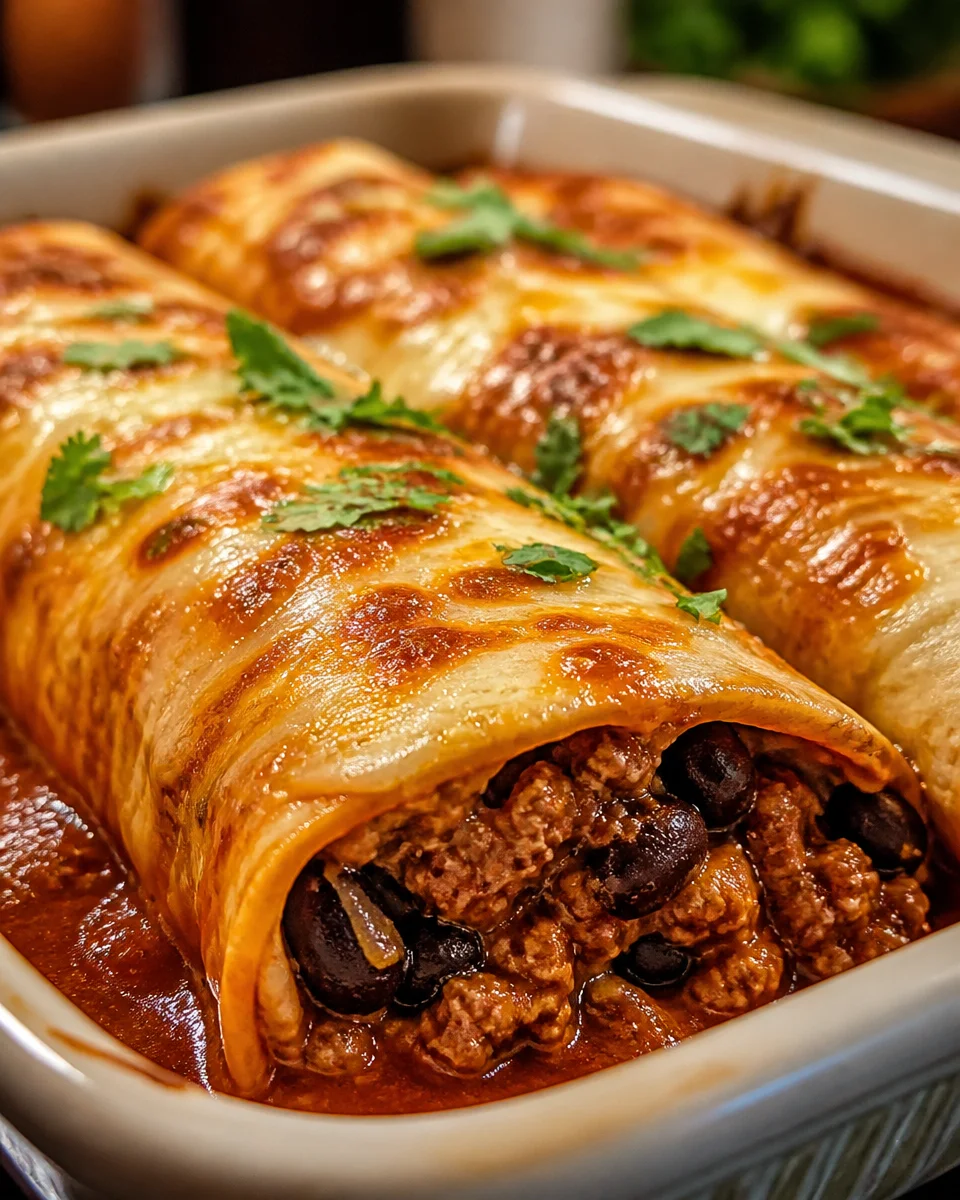 Ground Beef Enchiladas