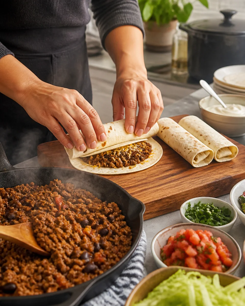 Ground Beef Enchiladas
