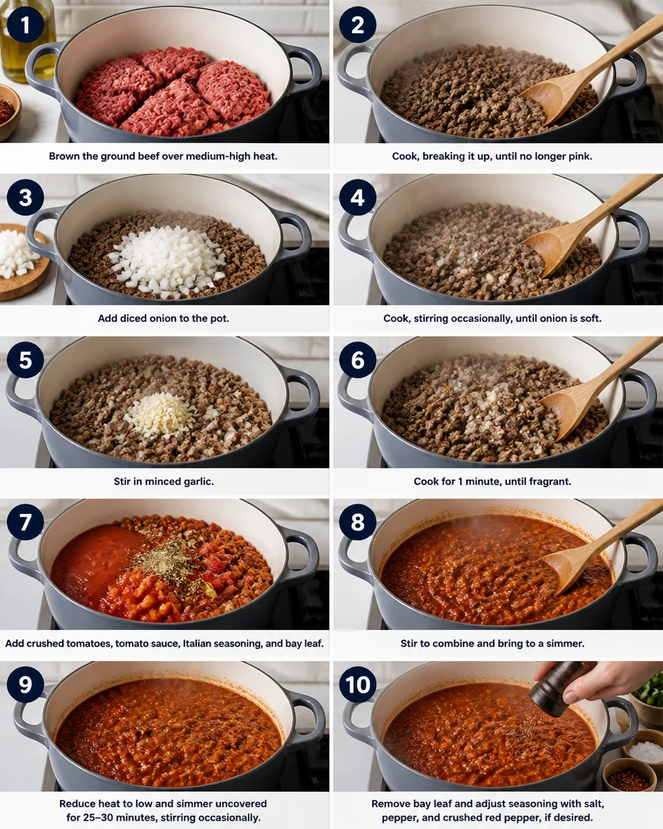 meat sauce recipe ground beef