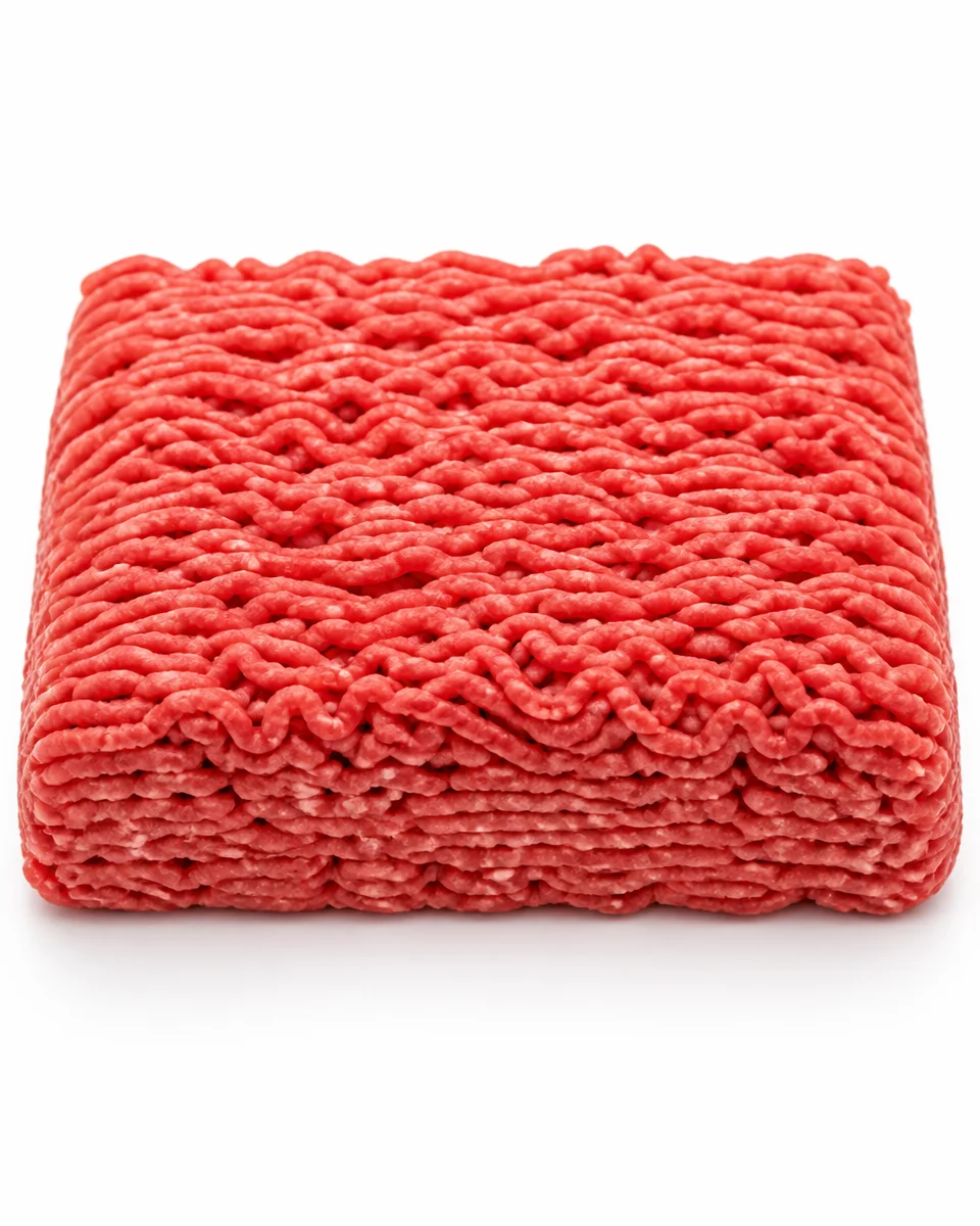 how much protein in a pound of ground beef