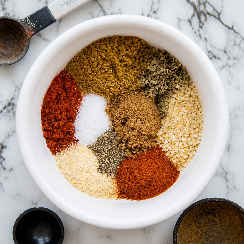 Taco seasoning mix with ground beef for tasty homemade tacos.