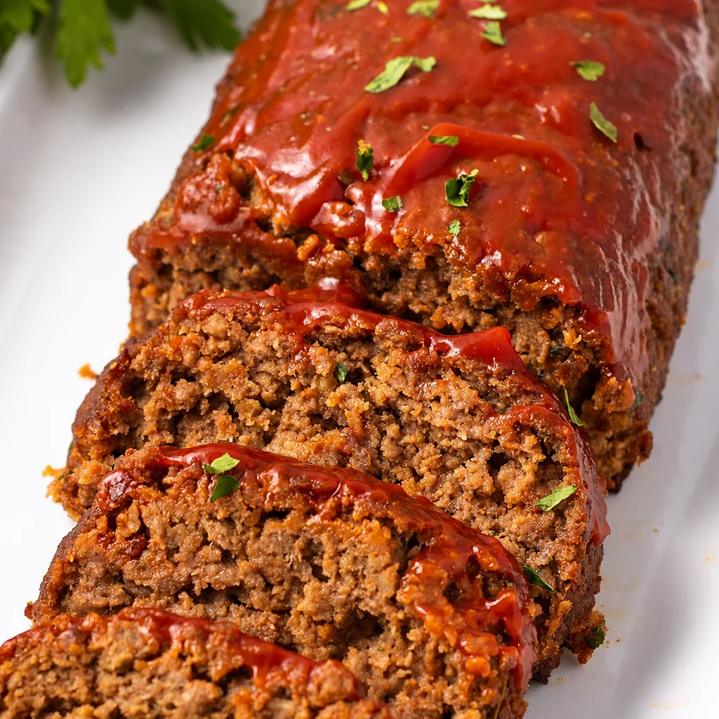 Ground beef cooked to the safe minimum internal temperature of 160°F.