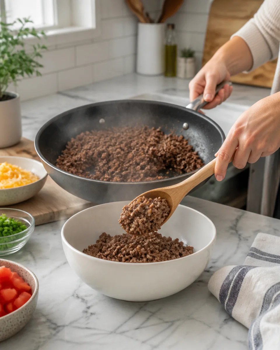 how to quickly thaw ground beef