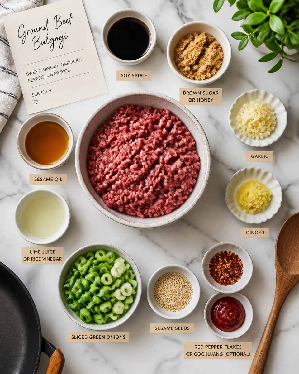 Ground Beef Bulgogi