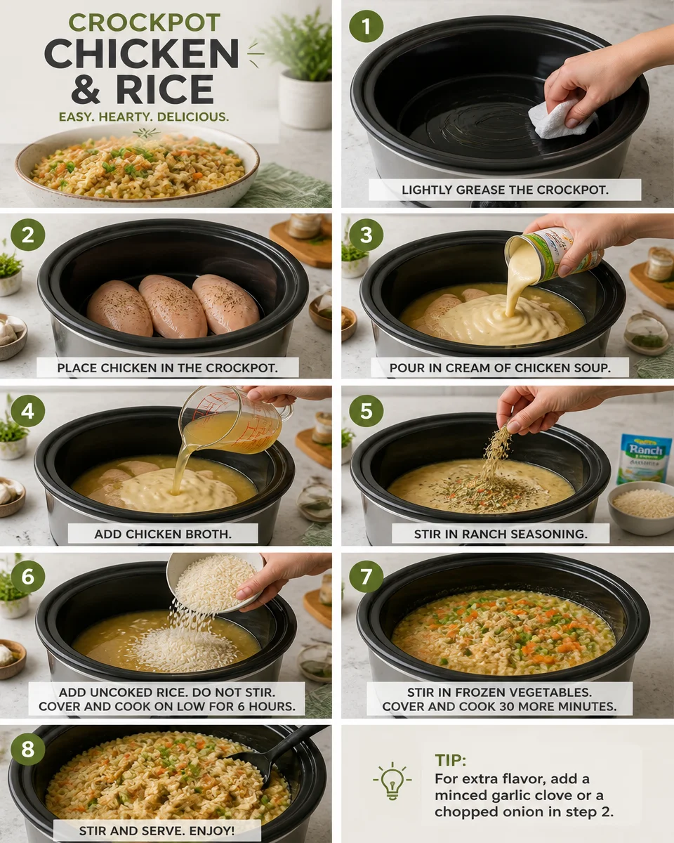 Savory Crockpot Chicken and Rice for Easy Weeknight Dinners 29 Savory Crockpot Chicken and Rice for Easy Weeknight Dinners