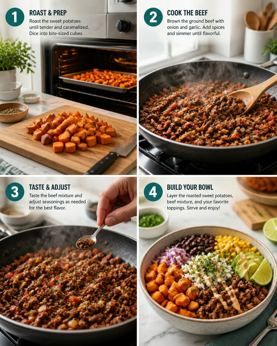 Savory Ground Beef and Sweet Potato Bowl for Cozy Nights 24 Savory Ground Beef and Sweet Potato Bowl for Cozy Nights