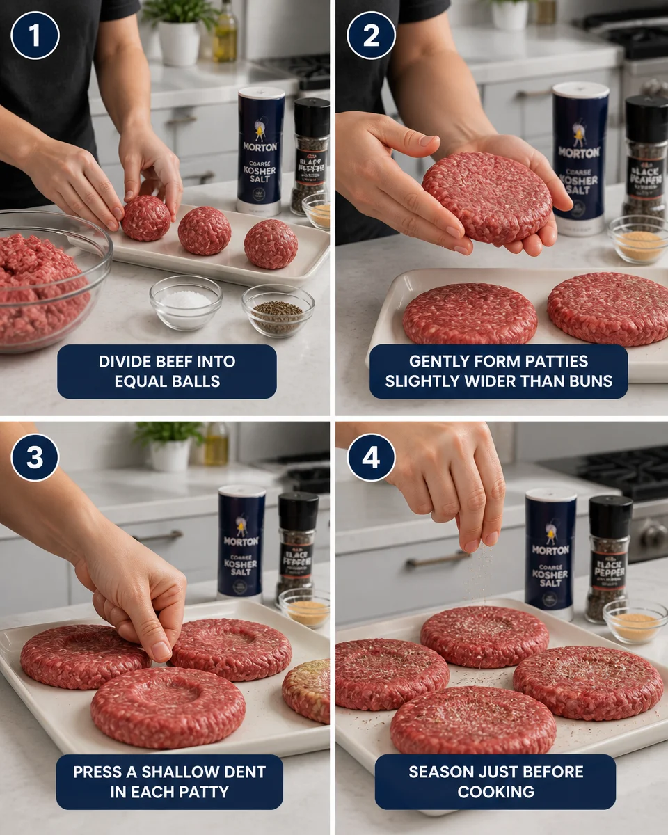 Simple Steps to Make Delicious Hamburger Patties from Ground Beef
