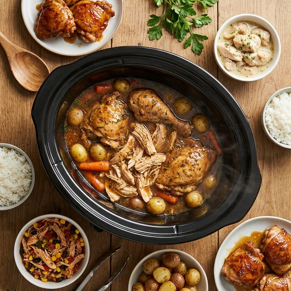 29 Easy Dump-and-Go Crockpot Chicken Dinners That Save Busy Evenings 1 Crockpot_chicken_dinner_recipe