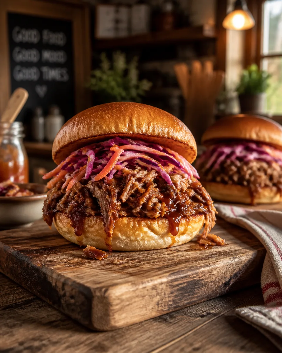Crockpot Apple Cider Pulled Pork
