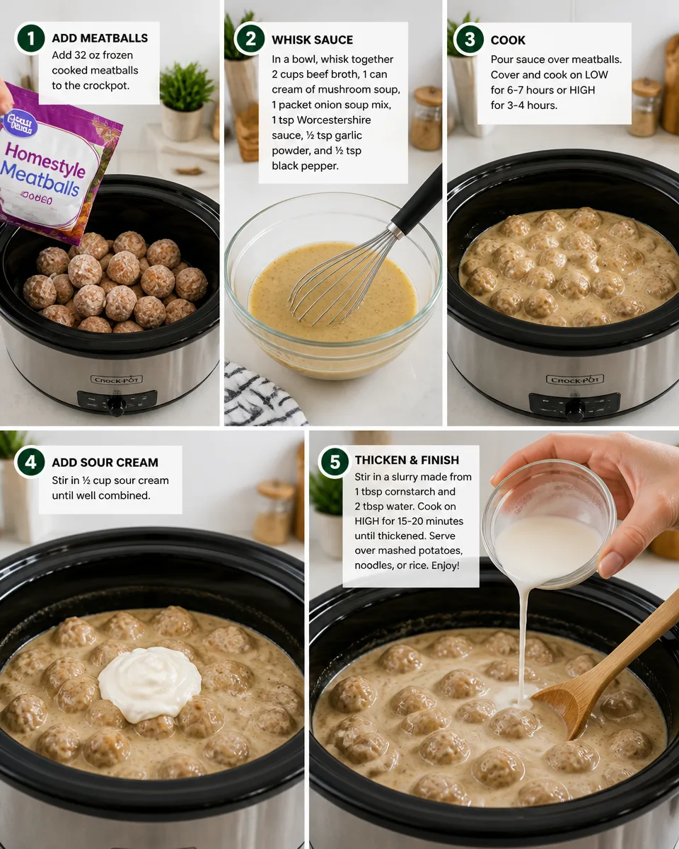 Crockpot Swedish Meatballs